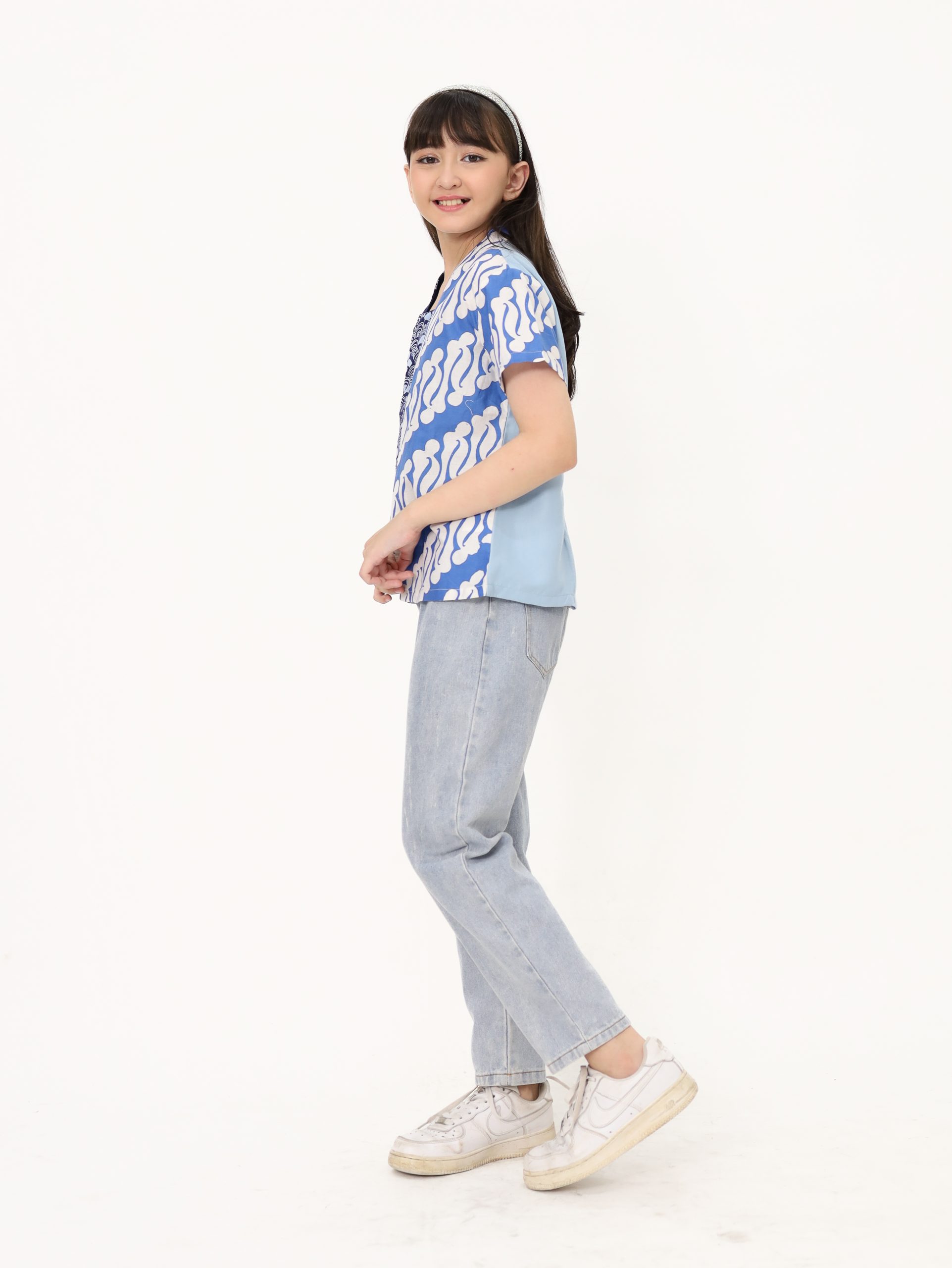 Sheisha Blouse Kids Blue - Image 4