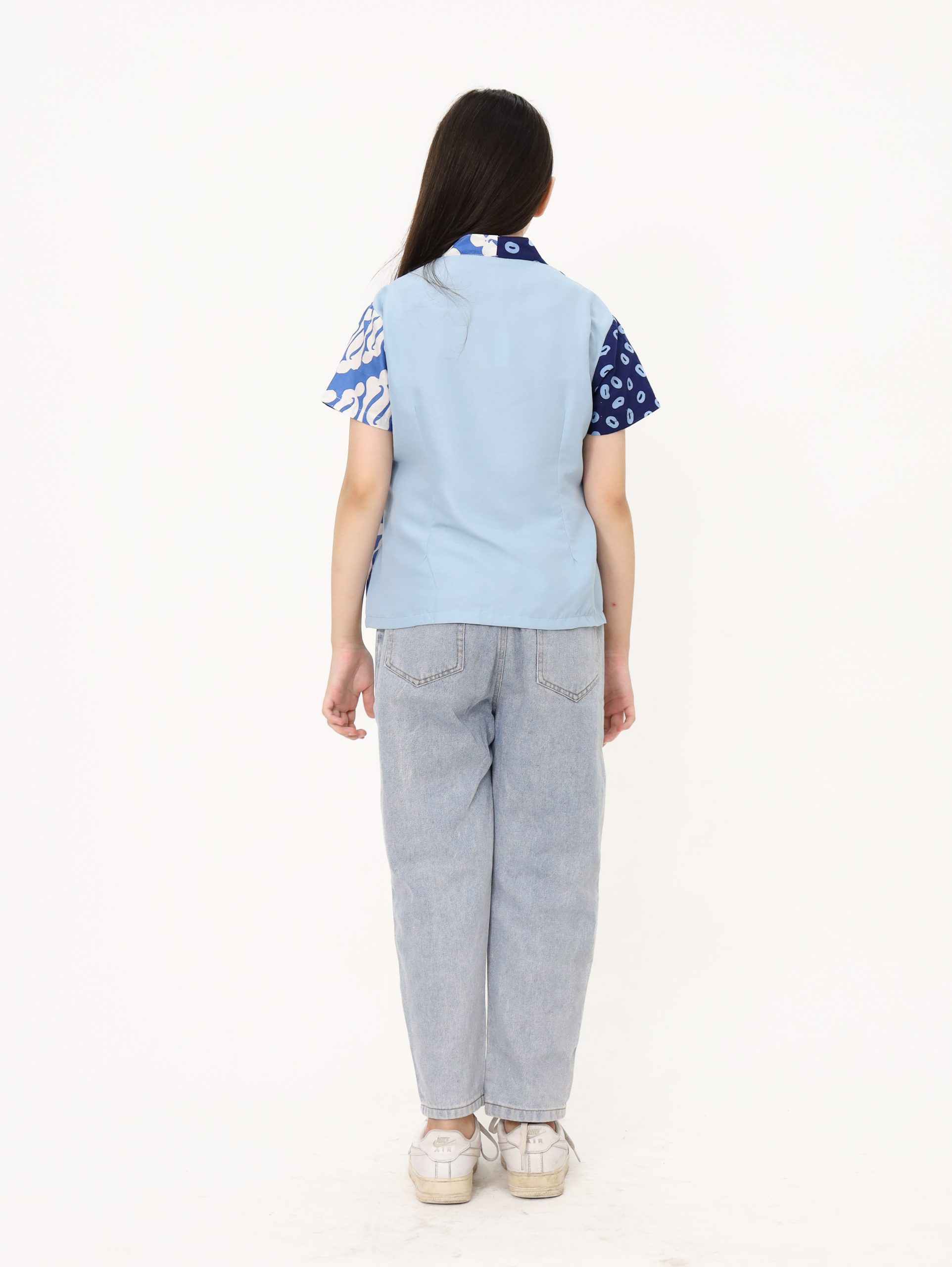 Sheisha Blouse Kids Blue - Image 5