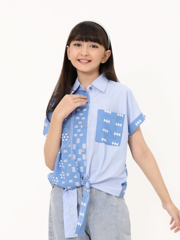 Esther Shirt Kids Blue