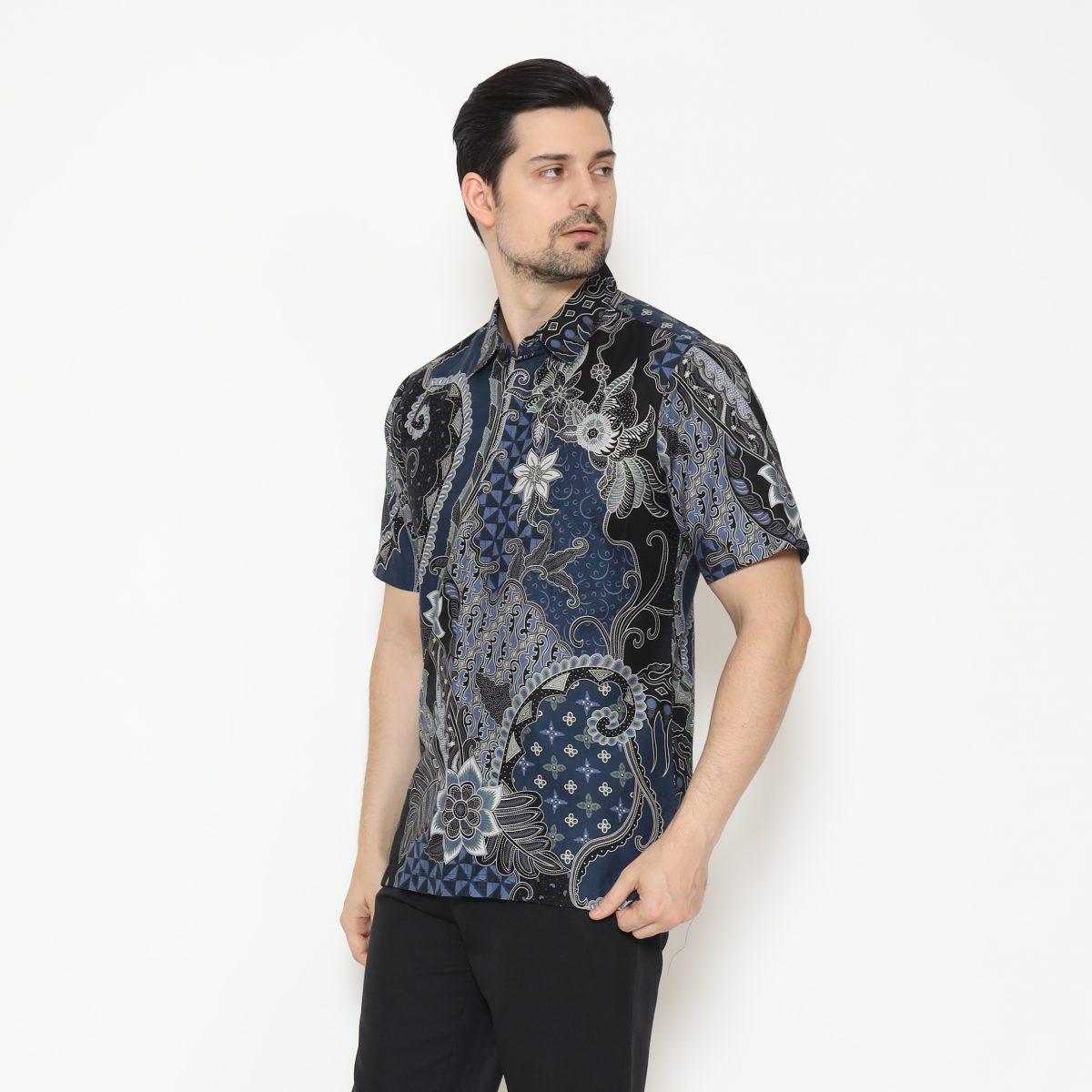 Olsen Shirt Navy - Image 3