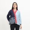 Eliza Blouse Navy Blue