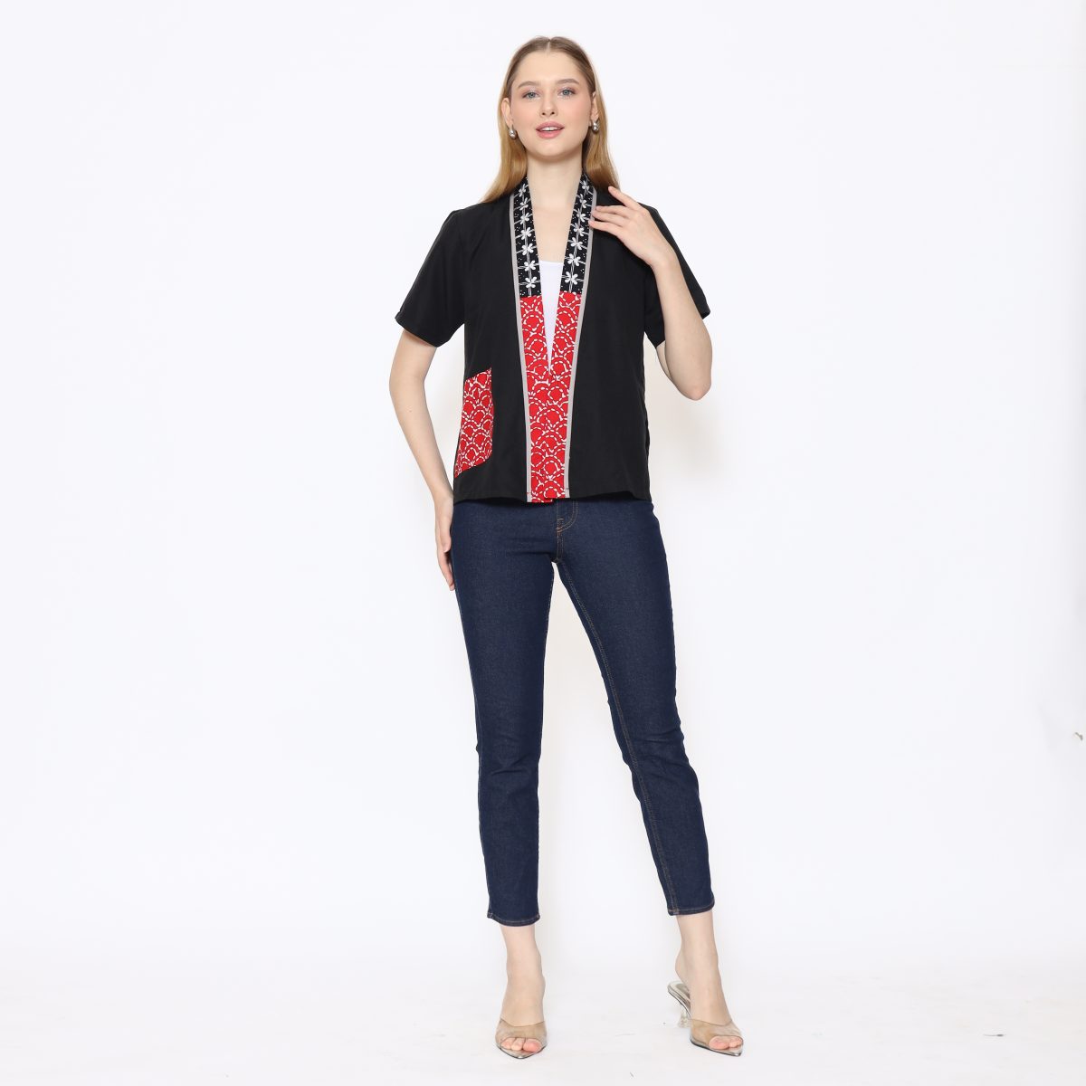 Florentine Blazer Red Black - Image 7