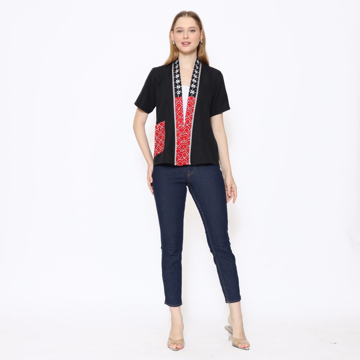 Florentine Blazer Red Black - Image 6