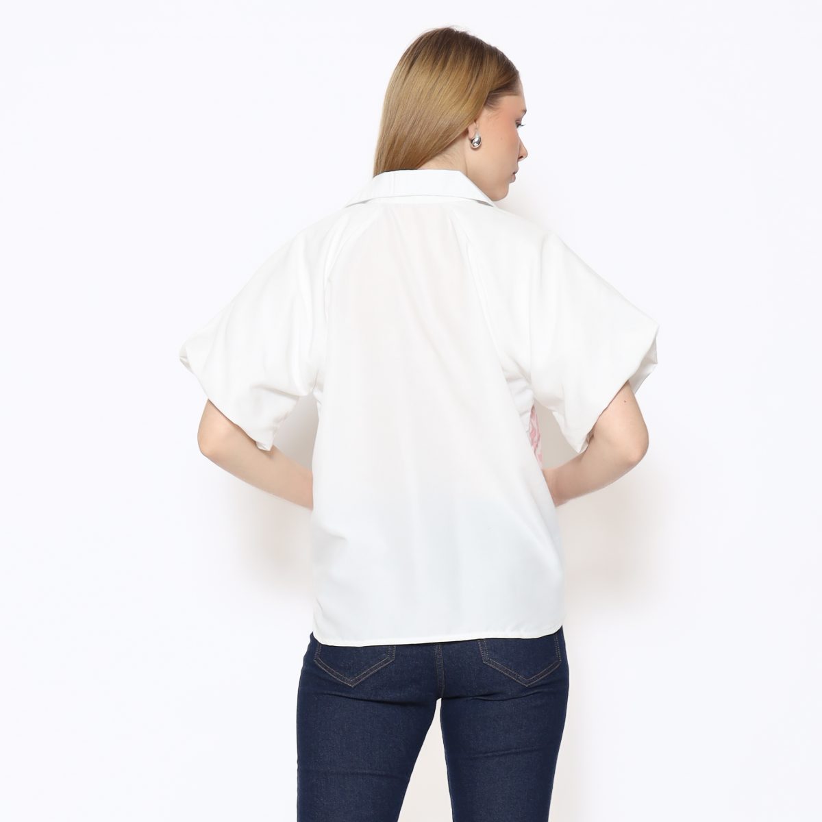 Flower Shirt White Pink - Image 5