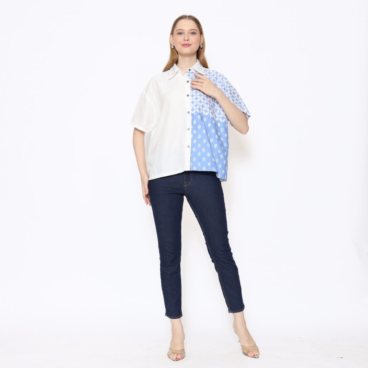 Dina Shirt Blue - Image 7