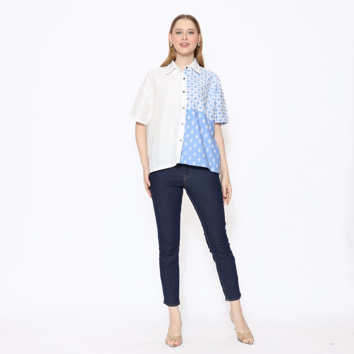 Dina Shirt Blue - Image 6