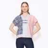 Inara Blouse Grey Pink