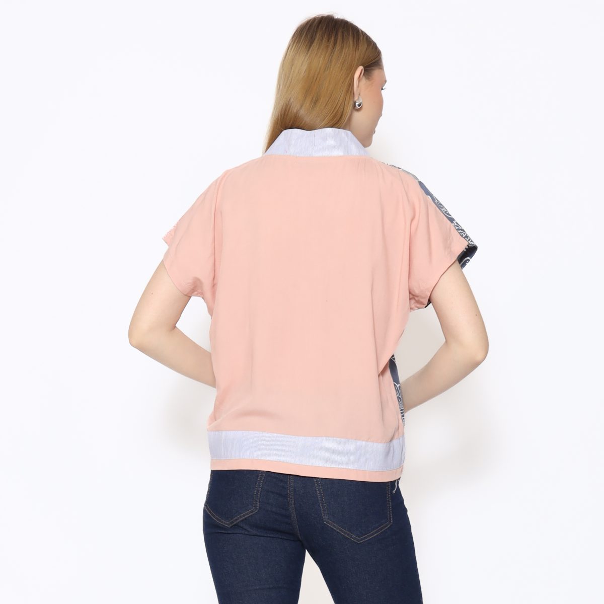 Inara Blouse Grey Pink - Image 5