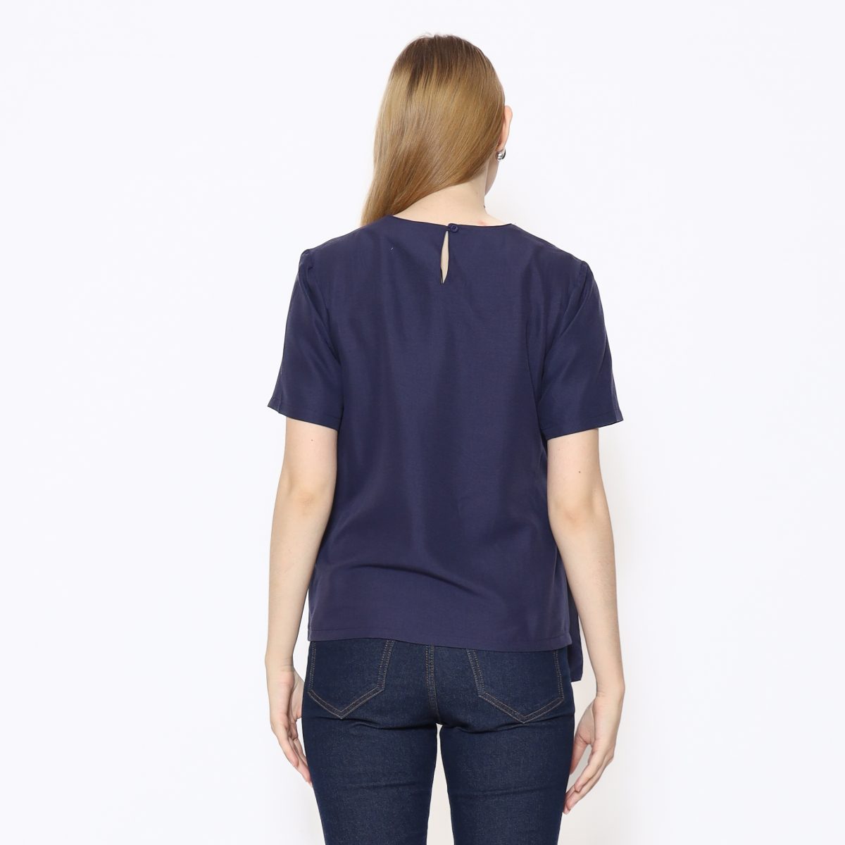 Clarabella Blouse Navy - Image 5