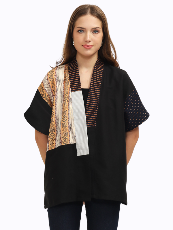 Hazel Blazer Cream Orange