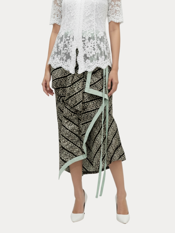Nusantara Skirt Green