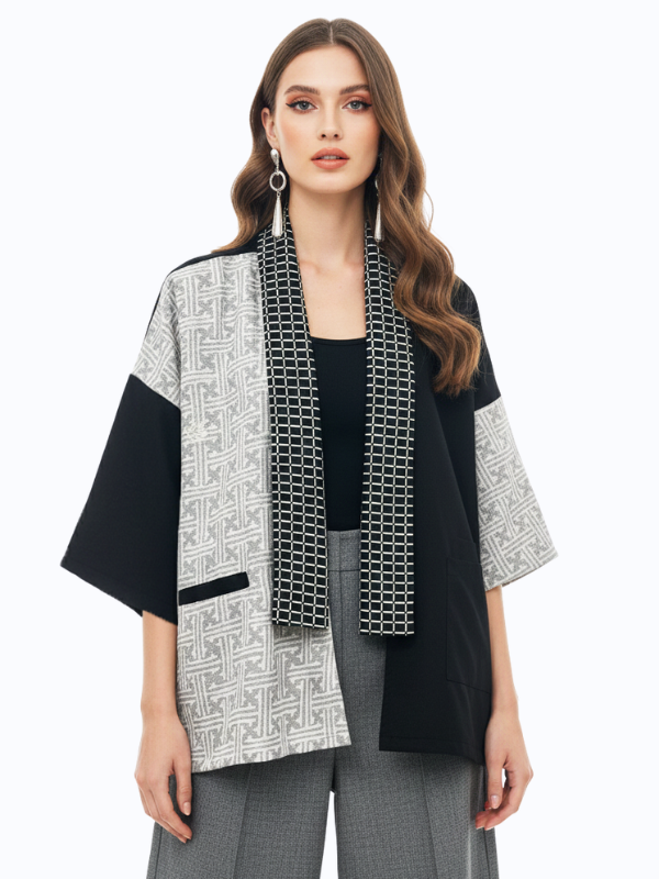 Tatiana Blazer Maze Grey