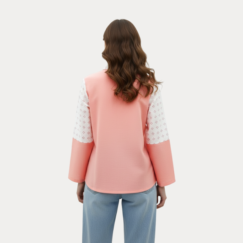 Aska Shirt Cream Pink - Image 5