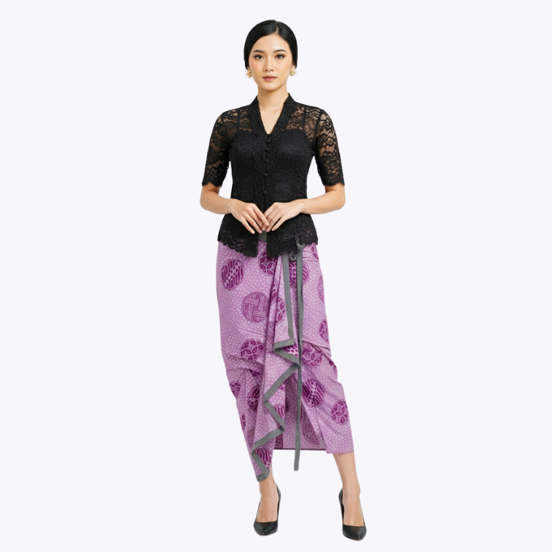 Nusantara Skirt Purple - Image 6