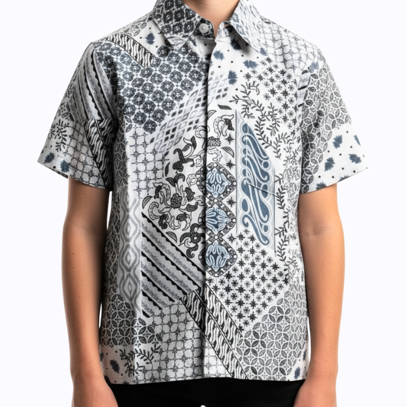 Varo Shirt Grey Black - Image 2