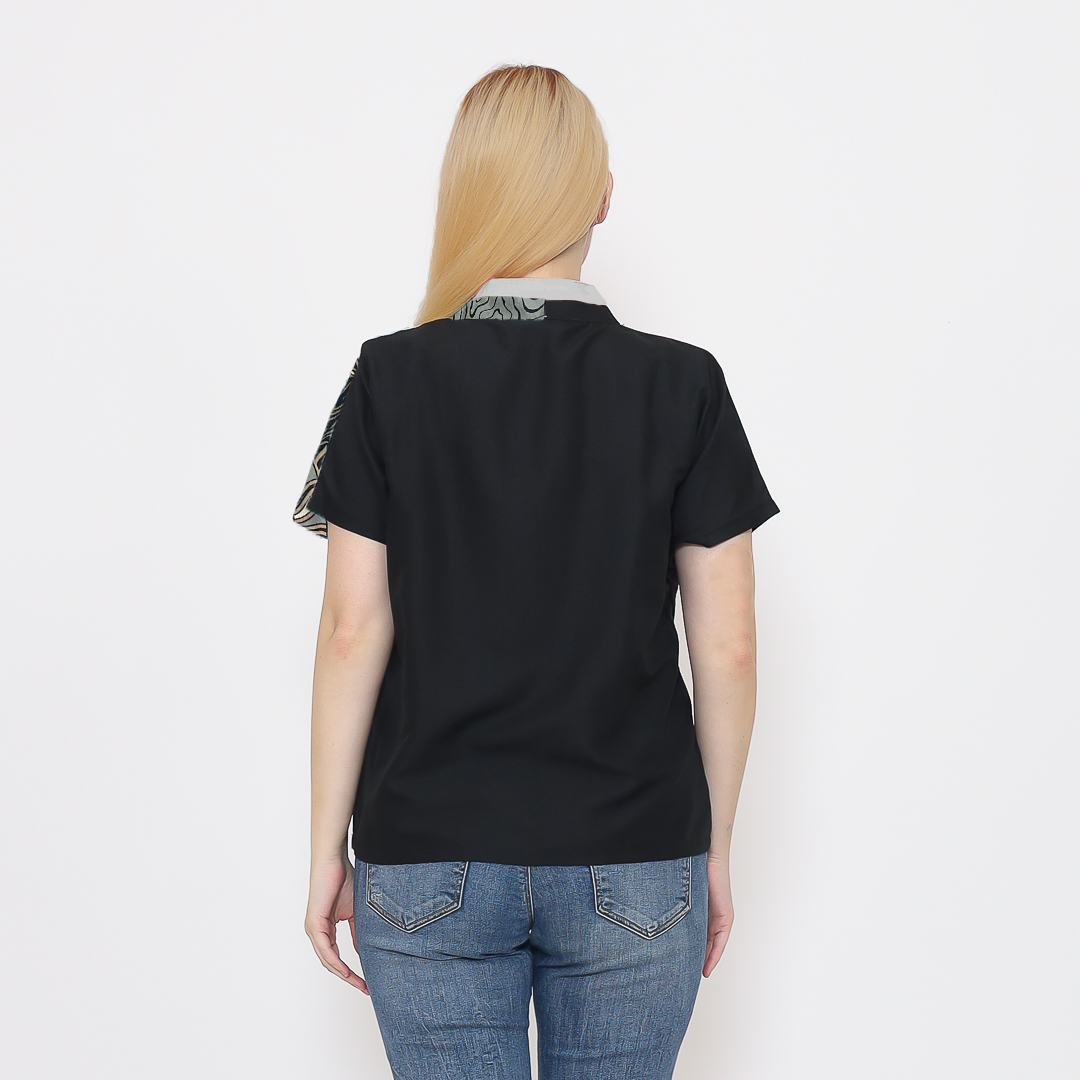 Daneli Blouse Black Green - Image 5