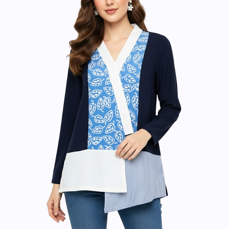 Auristela Blouse Blue - Image 2