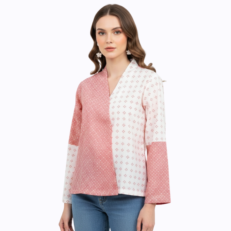 Novita Blouse Pink - Image 3
