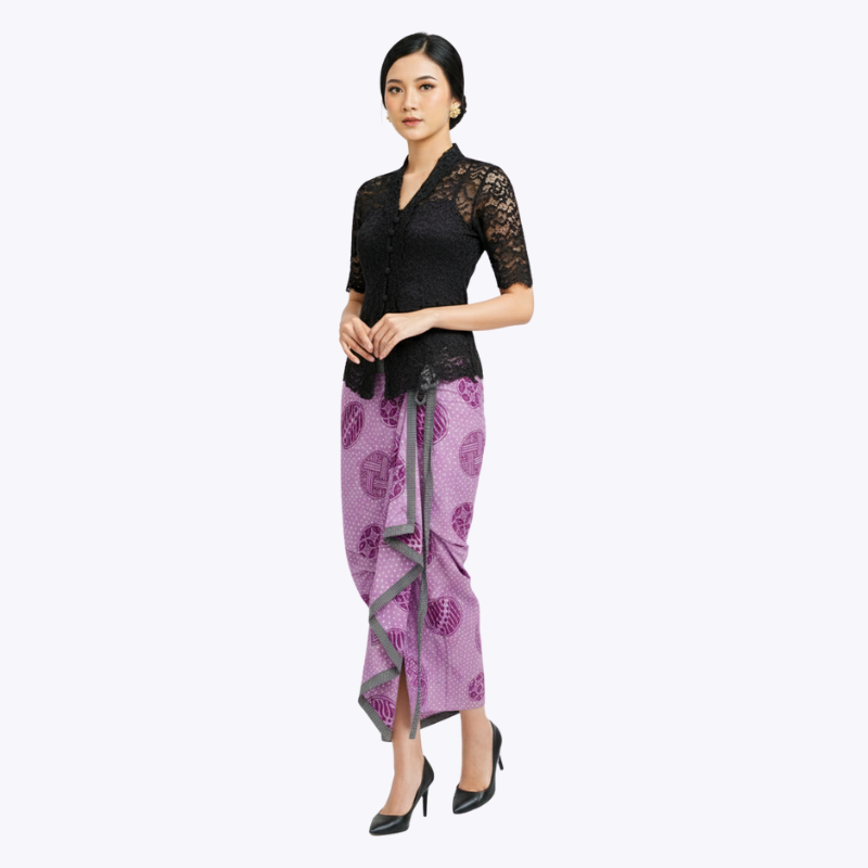 Nusantara Skirt Purple - Image 3