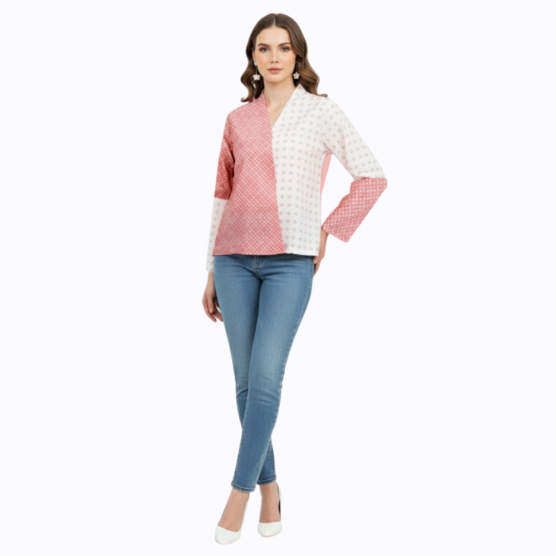 Novita Blouse Pink - Image 6