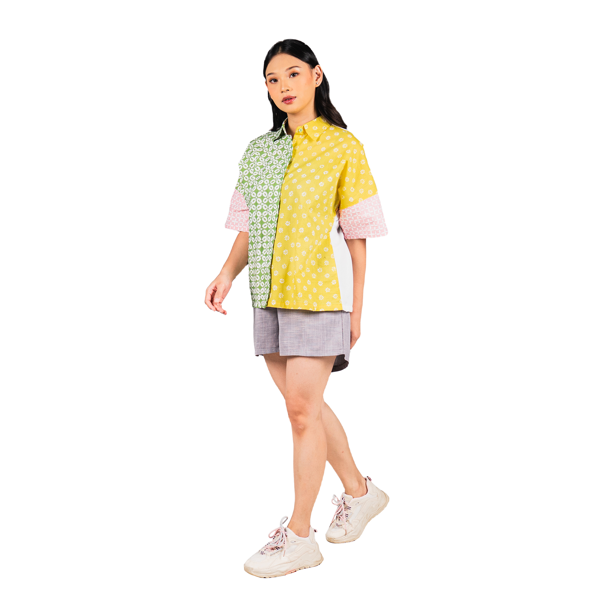 Charming Shirt Green Yellow - Image 4