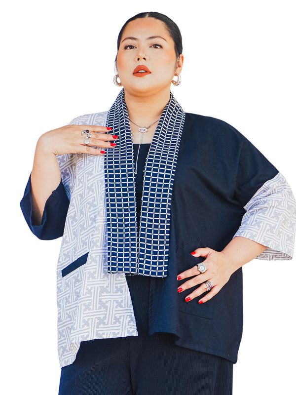 Tatiana Blazer Maze Grey