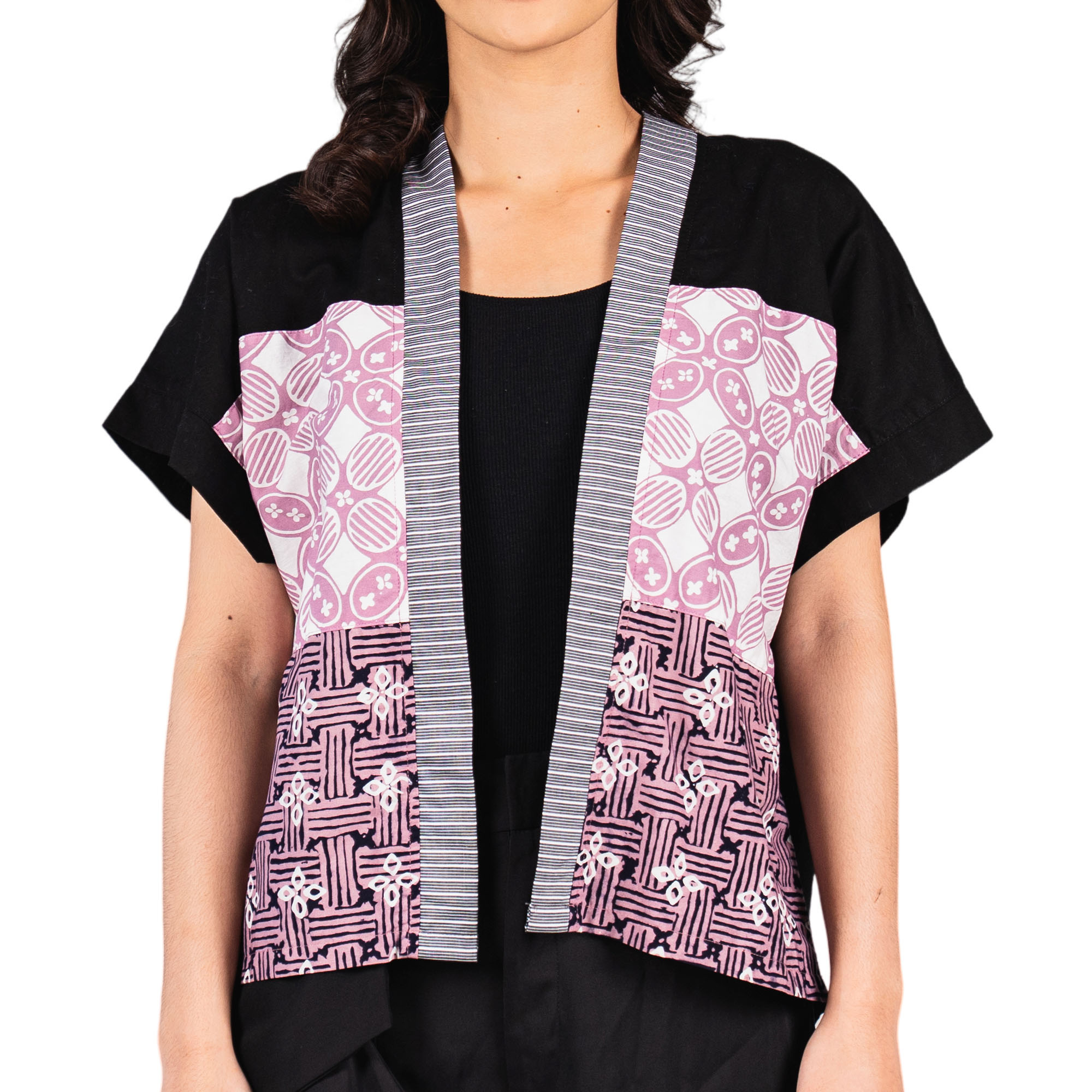 Mikata Blazer Kawung Purple - Image 2