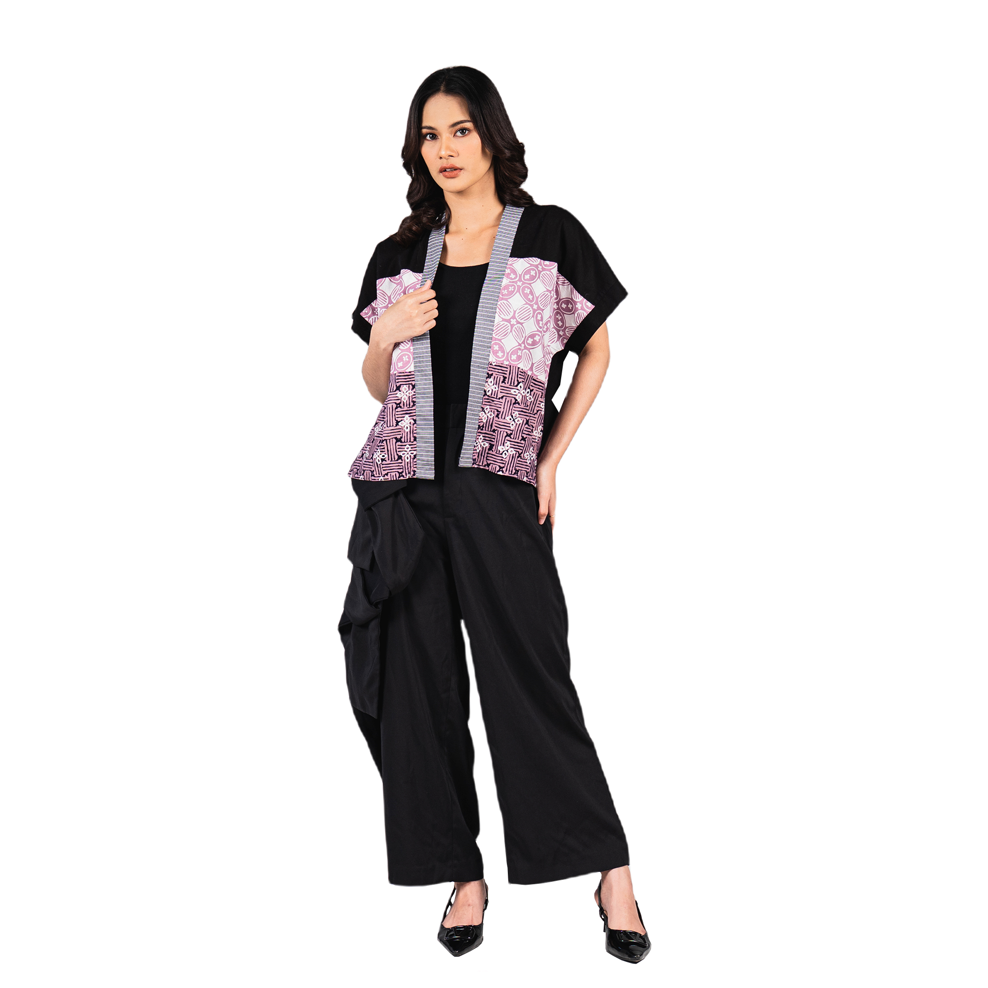 Mikata Blazer Kawung Purple - Image 6