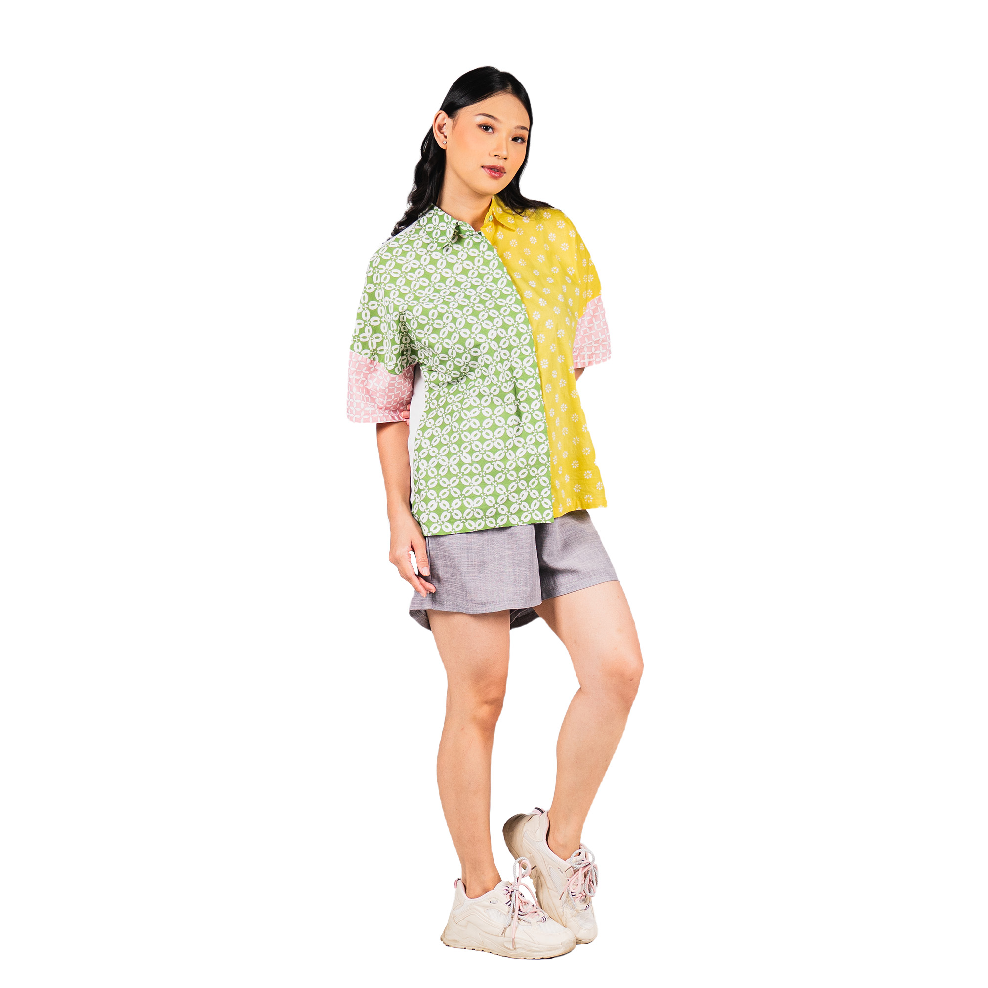 Charming Shirt Green Yellow - Image 3