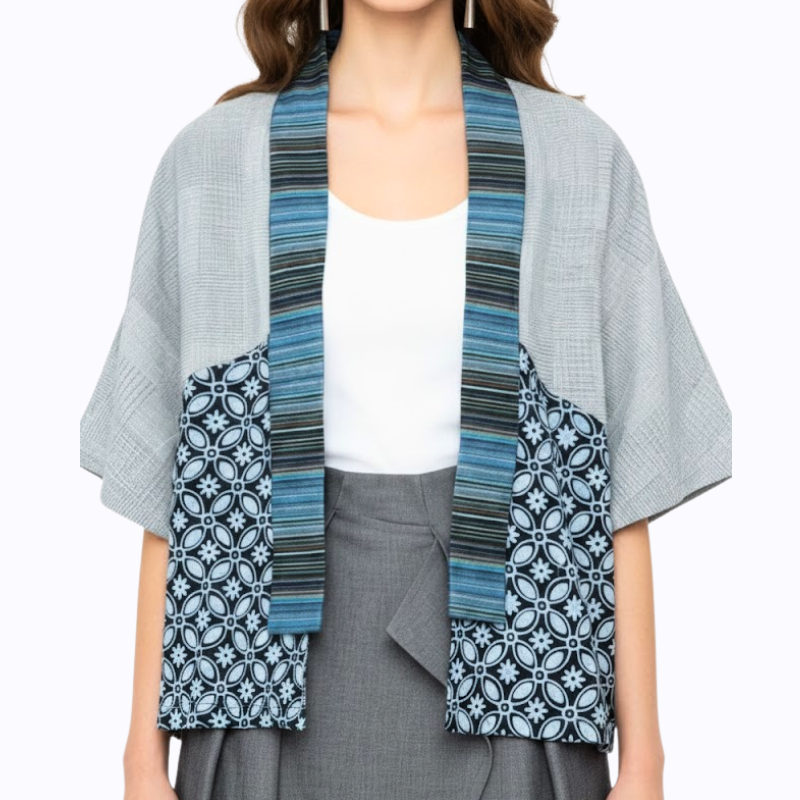 Lindsey Blazer Black Blue - Image 2