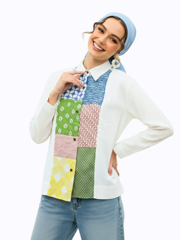 Jackie Shirt Multi White