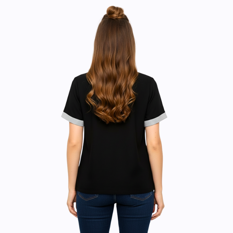 Aline Blouse Black - Image 6