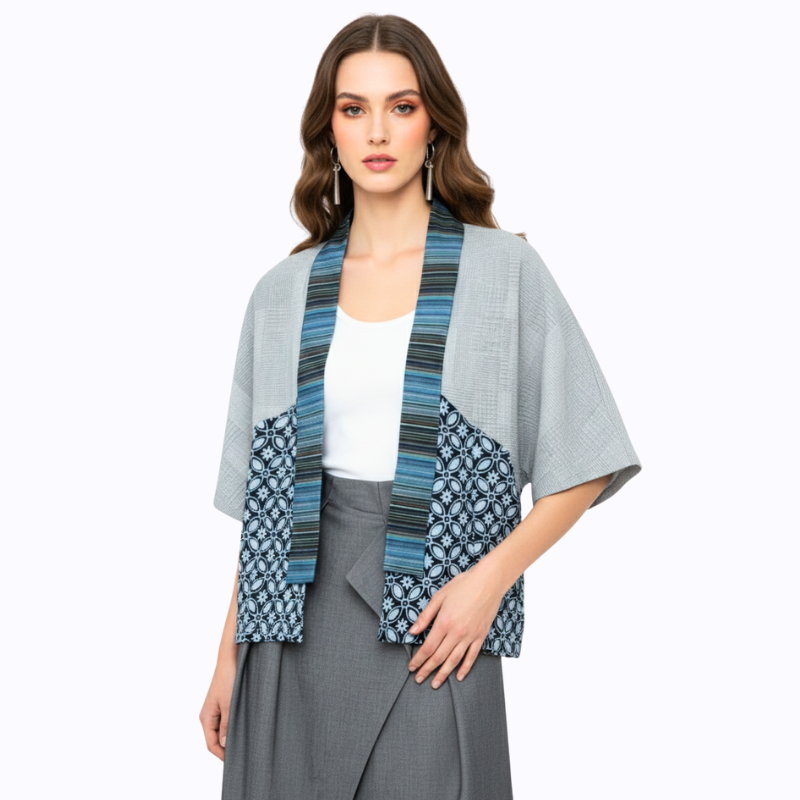 Lindsey Blazer Black Blue - Image 3