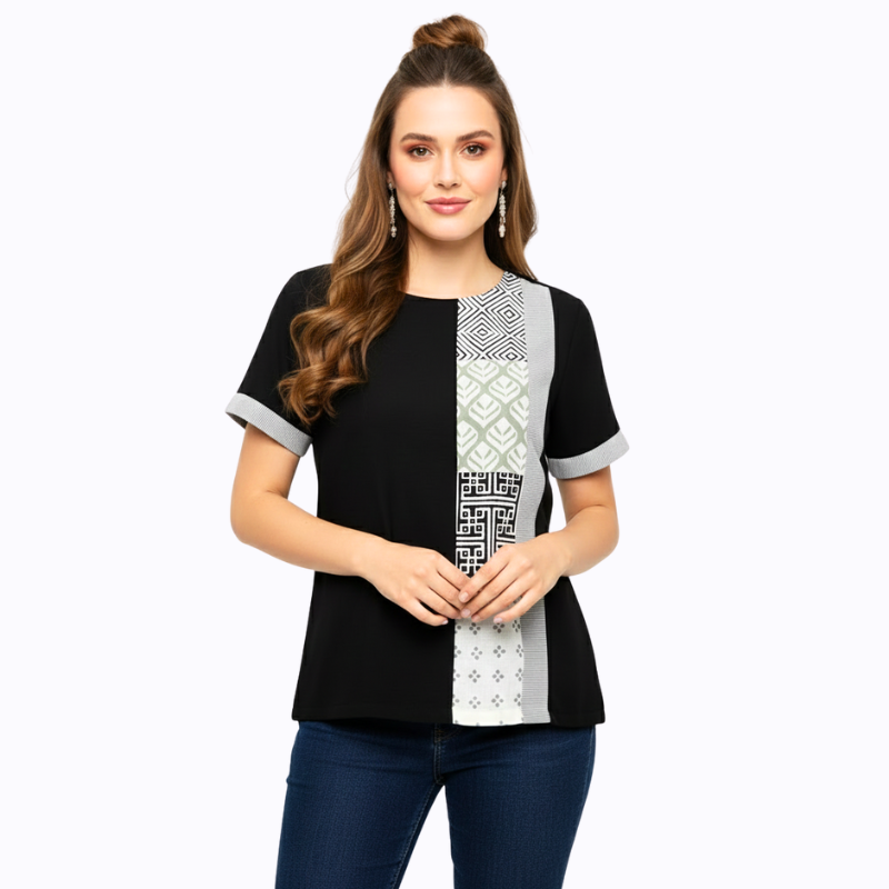 Aline Blouse Black - Image 5