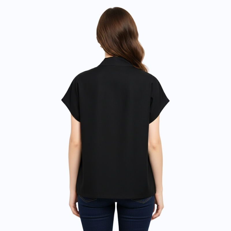 Rosita Blouse Brown Black - Image 6