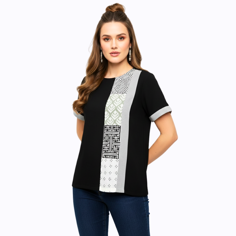 Aline Blouse Black - Image 3