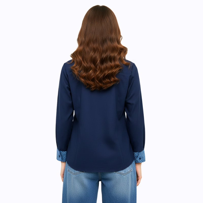 Willow Shirt Multi Navy - Image 5