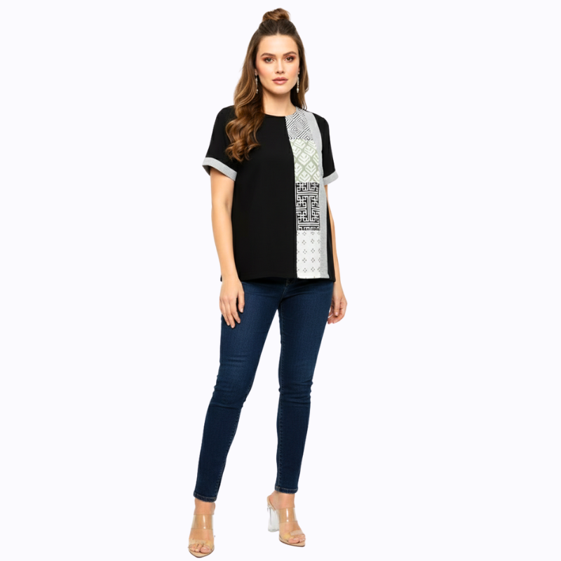 Aline Blouse Black - Image 8