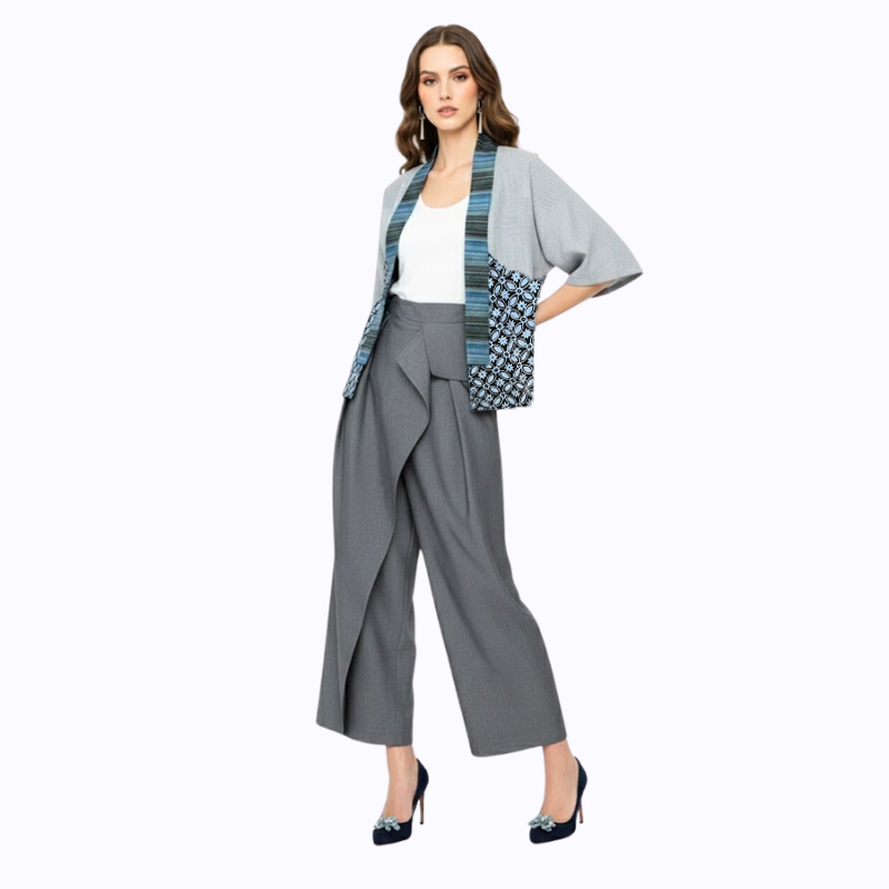 Lindsey Blazer Black Blue - Image 5