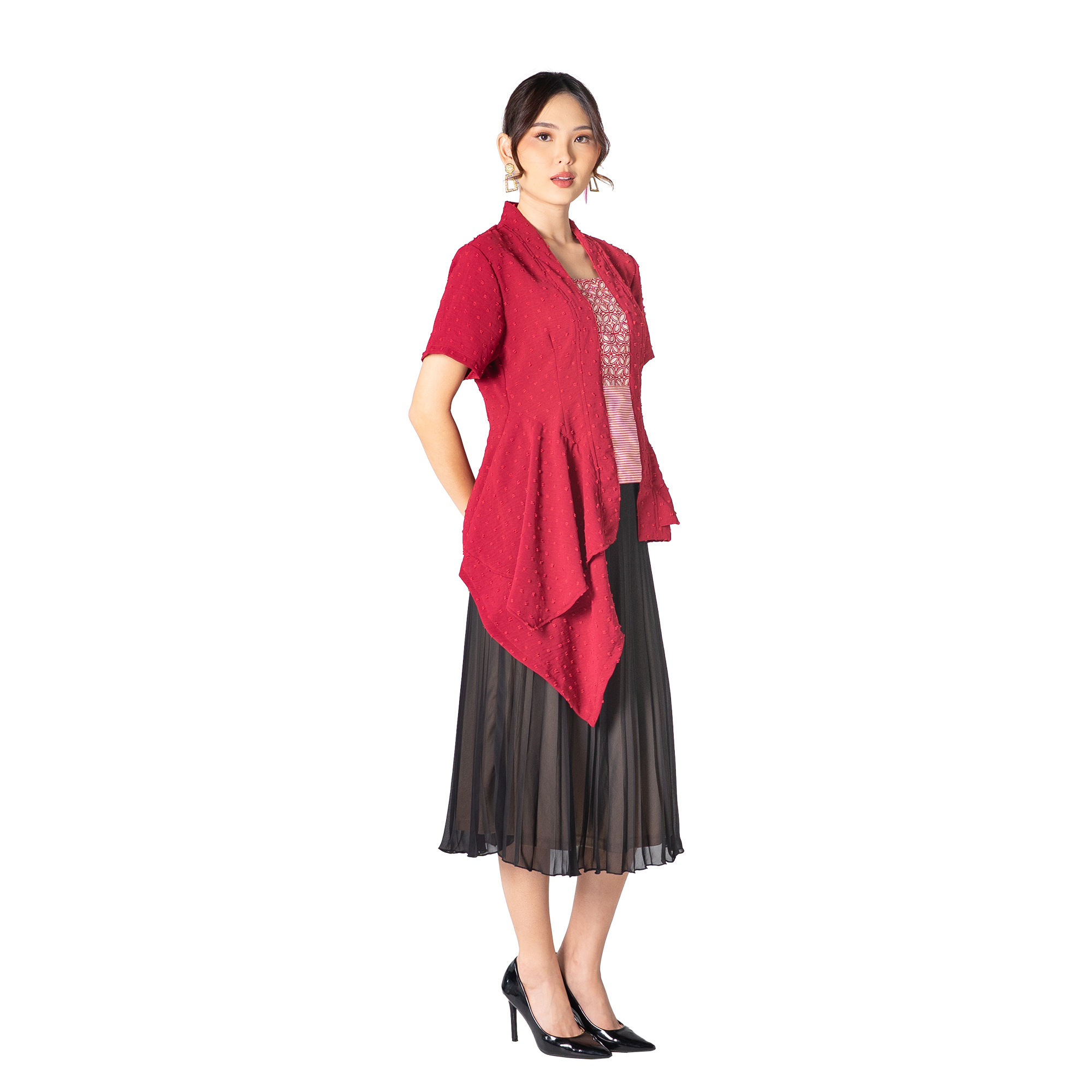 Narami Blouse Maroon - Image 3
