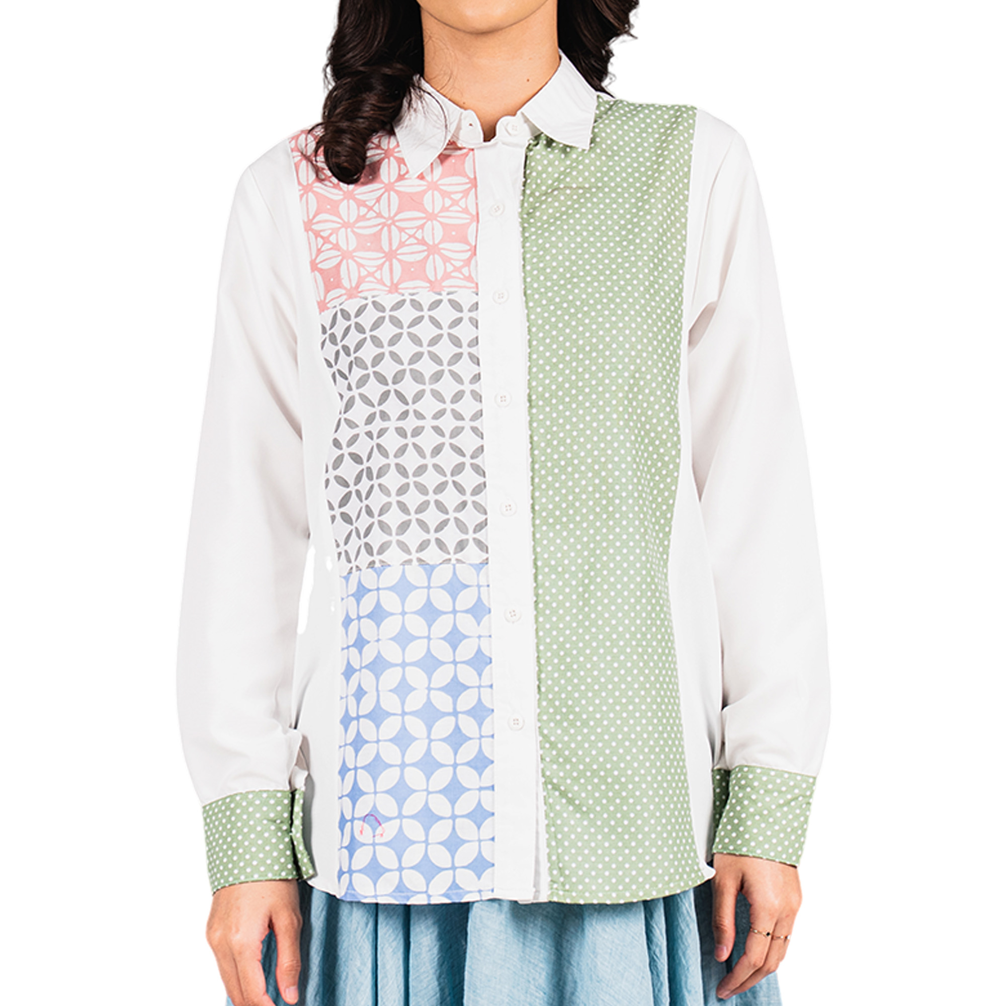 Willow Shirt Multi White - Image 2