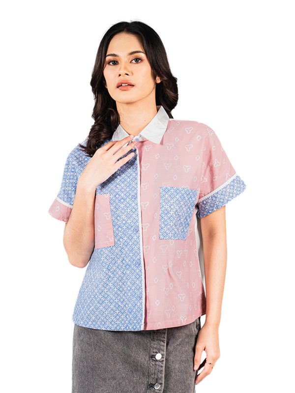 Kotaro Shirt Blue Pink