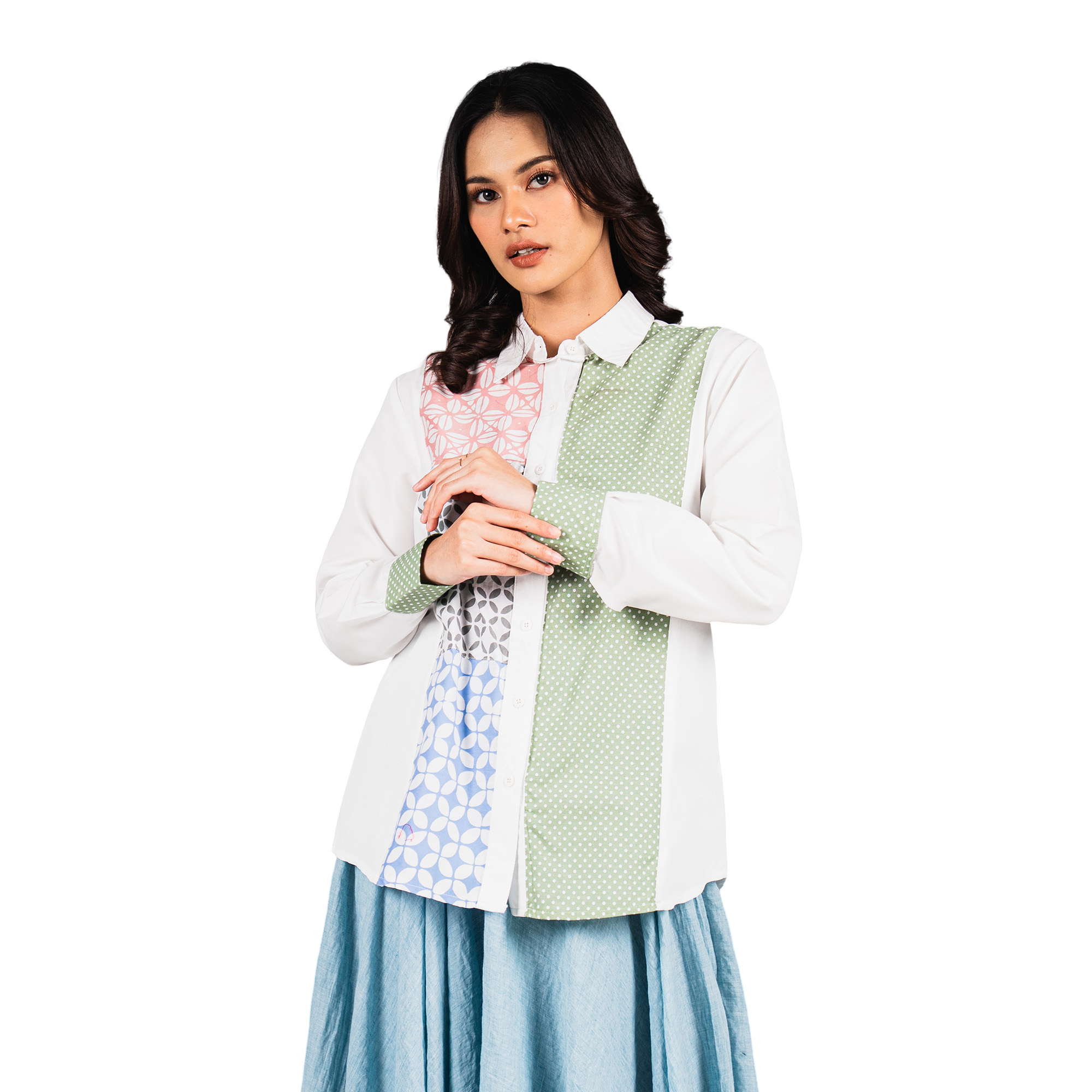 Willow Shirt Multi White