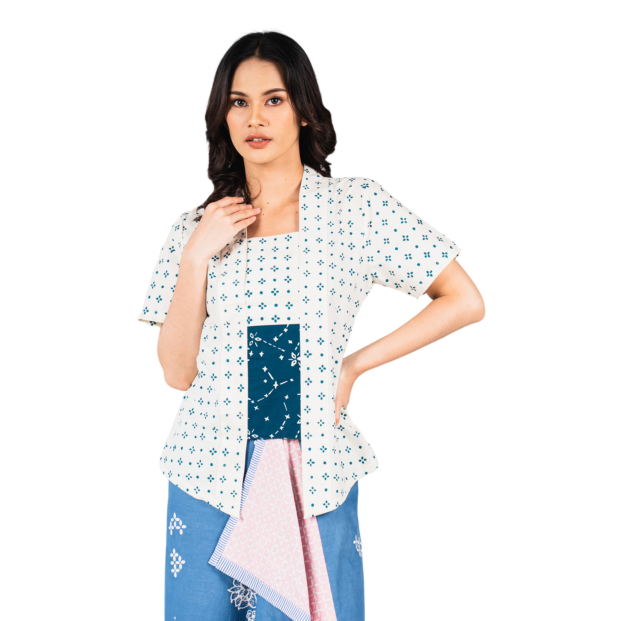 Cerita Blouse Cream Tosca