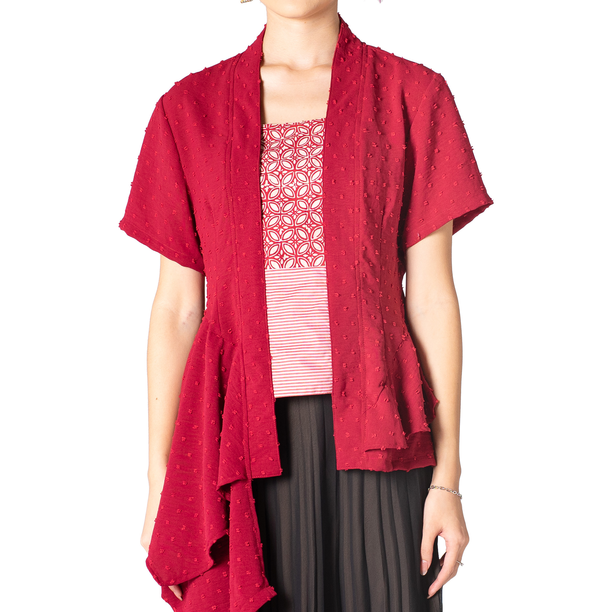 Narami Blouse Maroon - Image 2