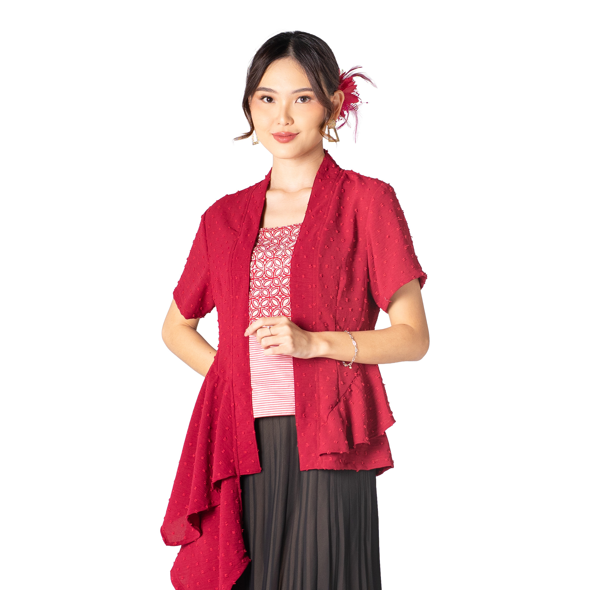 Narami Blouse Maroon