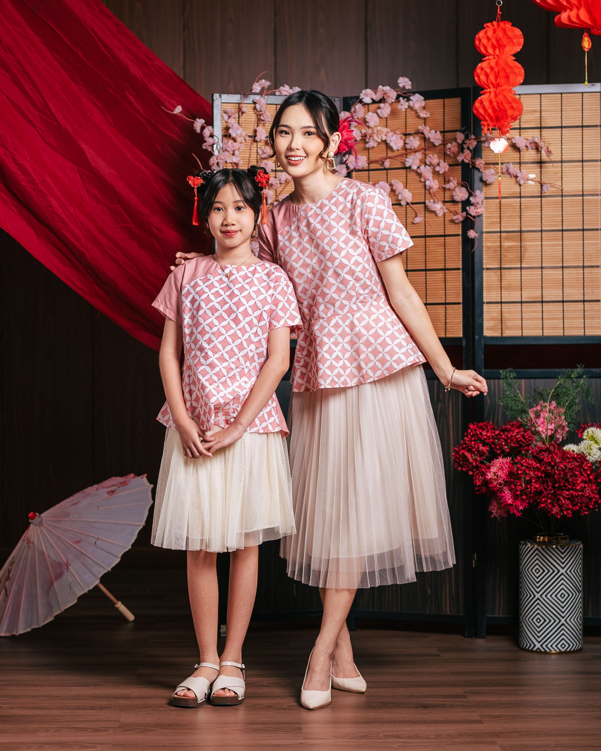 SARIMBIT KELUARGA LOTUS BLOUSE PINK