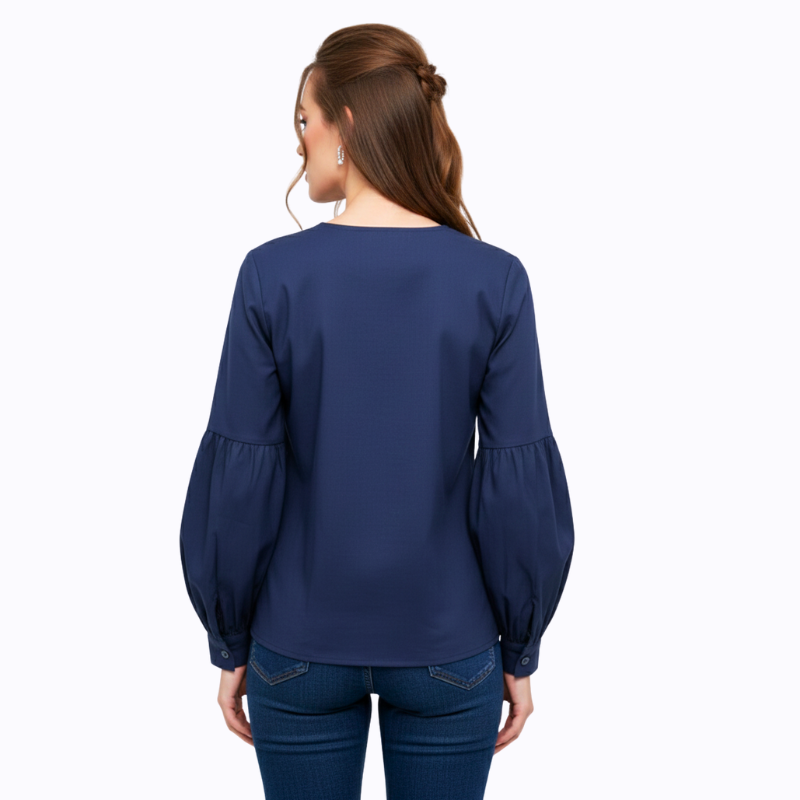 Mutiara Blouse Navy - Image 4