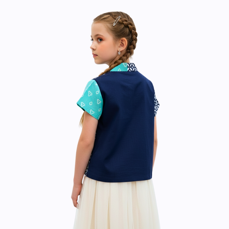 Sheisha Blouse Kids Navy Tosca - Image 5