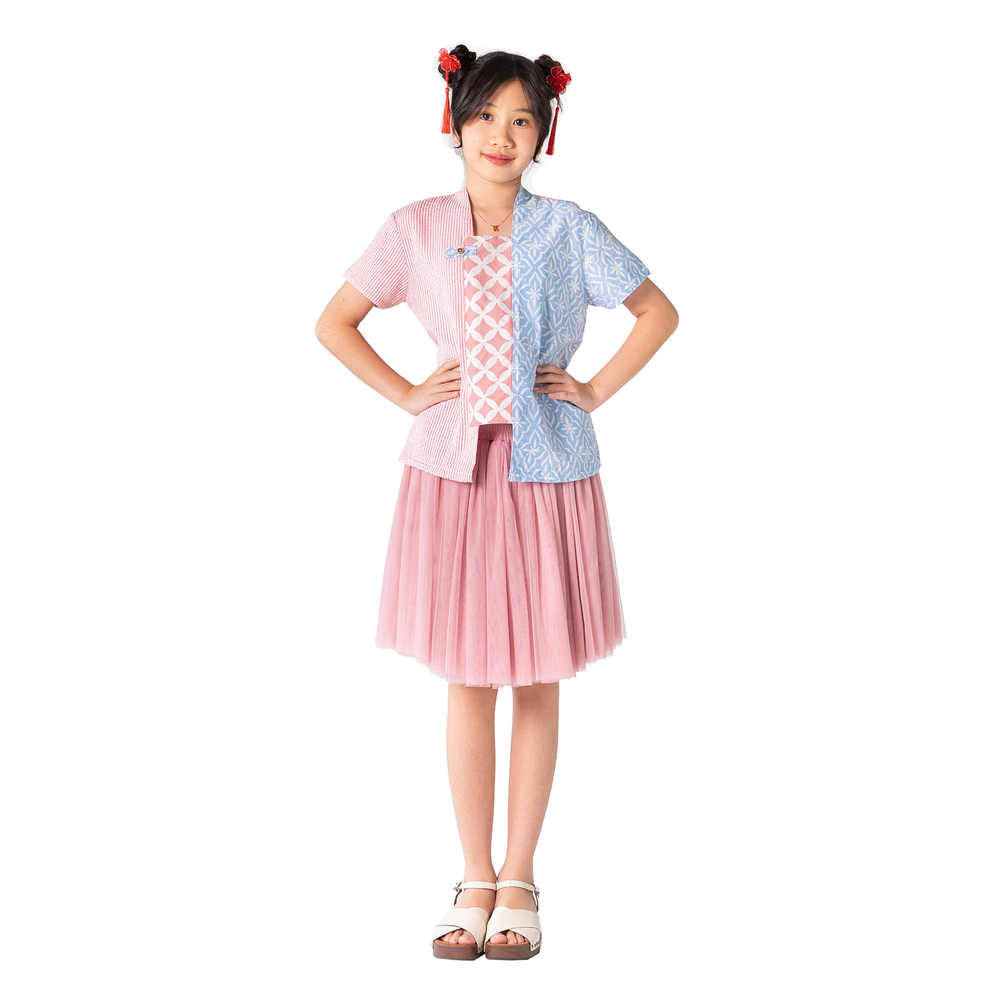 Carlina Blouse Blue - Image 6